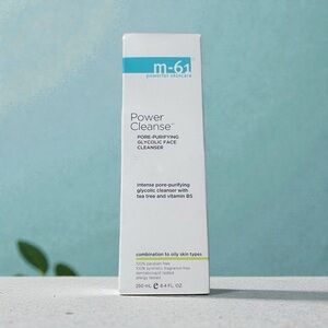 M-61 Power Cleanse- 250 ml./ 8.4 oz -Pore- Purifying Glycolic Face Cleanser NIB